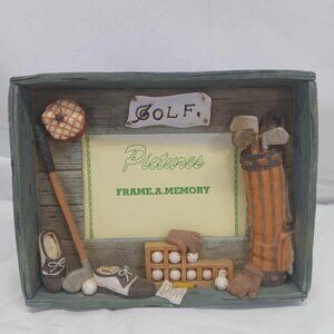 Golf Decorated Picture Frame